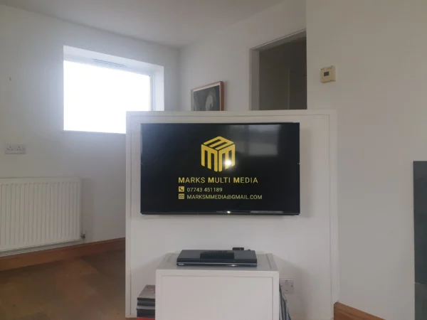Photograph of Marks Multi Media TV Installation