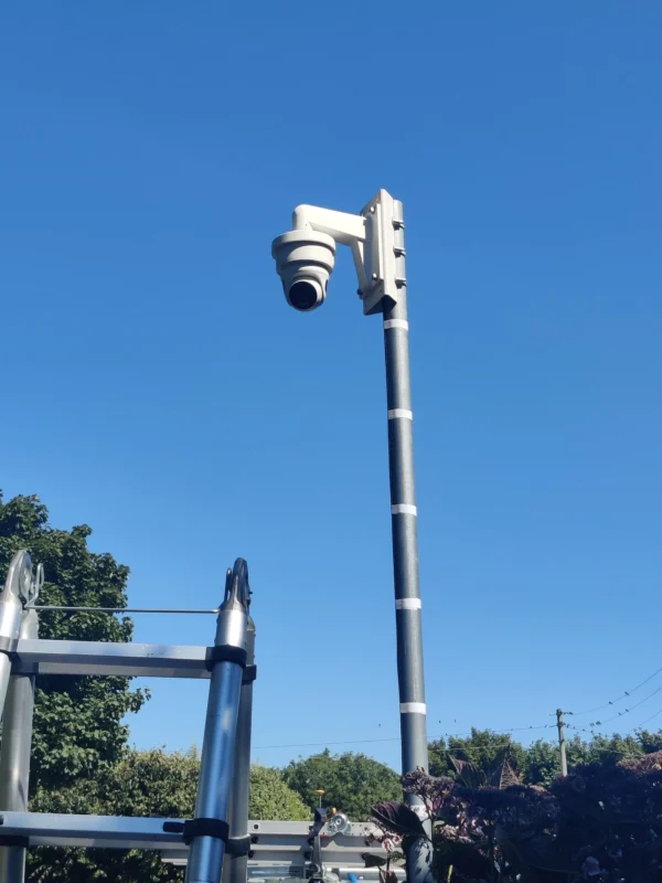 CCTV Camera Installation on Pole