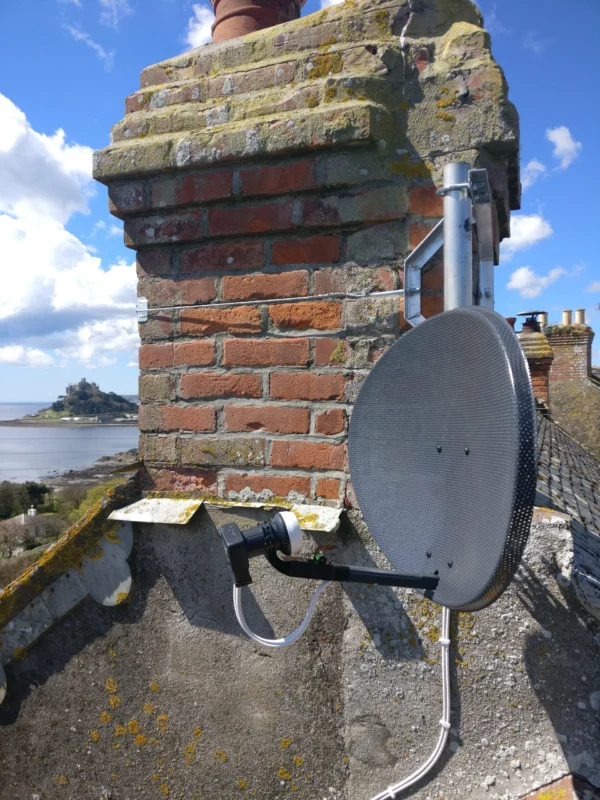 Marks Multi Media Satellite Dish Installation